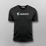 aorus mens v neck t-shirt online india