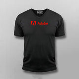 ADOBE V-neck  T-shirt For Men Online India