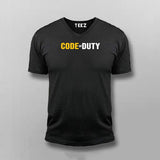 Code  Of Duty  V-Neck T-Shirt For Men Online