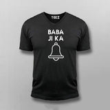 Baba Ji Ka Ganta Hindi Meme  V-Neck T-shirt For Men Online