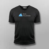 Iron Mountain V-Neck  T-Shirt For Men Online