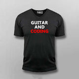 Playing guitar and coding T-Shirt For Men