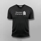 SCB - Standard Chartered Bank Logo  T-shirt For Men