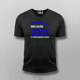 Coding because punching people is frownded upon T-Shirt For Men