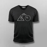 You're Pointless Adult Humor Math Graphic V Neck T-Shirt For Men Online India