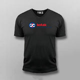 Kotak Mahindra Bank Logo  V-Neck T-Shirt For Men Online