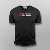 No Hugs and Kisses, Only Bugs and Fixes Funny Programmer T- Shirt For Men