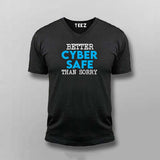 Cybersecurity Engineer Helpdesk Support IT Admin Funny V Neck  T-shirt