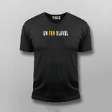 Buy This Un Fkn Blavbl V Neck T-shirt For Men