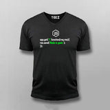 Node is geek T-Shirt For Men