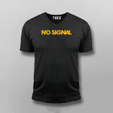 No Signal V-Neck  T-Shirt For Men Online