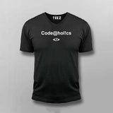 Code@Hoilcs V Neck T-Shirts For Men