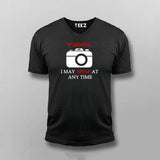 Warning I May Snap  At Any Time  T-Shirt For Men