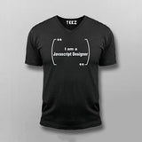 I Am A Java script Designeer V Neck T-shirt For Men