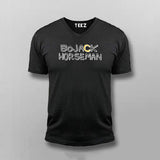 Bojack Horseman V-Neck T-Shirt For Men Online India