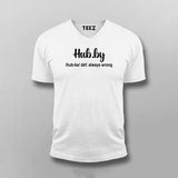 Hub.by Funny V-neck T-Shirt For Men Online Teez