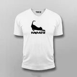 Namaste Cat Funny Yoga T-Shirt for Men