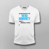 Nerd Immunity T-shirt For Men