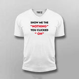 Nothing" Clicked Error Tee: A Geek's Dilemma