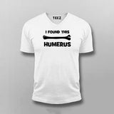 I Found This Humerus Orthopedic V Neck T-Shirt For Men  India