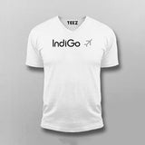 Indigo Flight V Neck T-Shirt For Men India