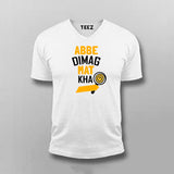 Abbe Dimag Mat Kha V-Neck T-Shirt For Men