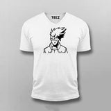 Kakashi Hatake Logo V-Neck T-Shirt For Men Online
