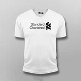 SCB - Standard Chartered Bank Logo  T-shirt For Men