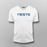 Neste Oyj Logo V-Neck T-Shirt For Men Online