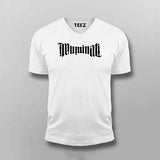 illuminati V neck T-shirt for men online