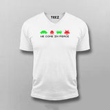 Space Invaders Tee: Peaceful Alien Design