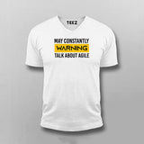 May Constantly Warning Talk About Agile T-shirt For Men