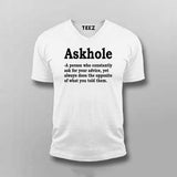 Askhole: Funny Quirky Question Men's T-Shirt