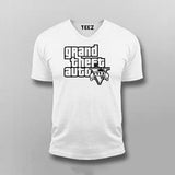 Grand Theft Auto(GTA) V V-Neck T-Shirt For Men Online