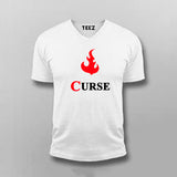 Curse Gaming V Neck  T-Shirt For Men India