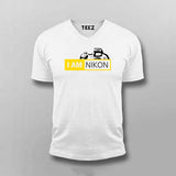 I Am Nikon V Neck T-Shirt For Men India