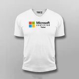 Microsoft Certified Trainer Logo T-shirt For Men