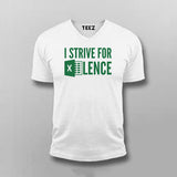 Strive For Excellence | Motivational Quote Tee