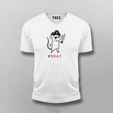PIRAT Funny V-neck T-shirt For Men Online India