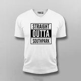 Straight Outta South Park V Neck T-Shirt For Men  India