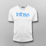 Infosys Logo V-Neck T-Shirt For Men Online