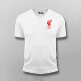 Liverpool Logo IFC Football V-neck T-shirt For Men Online India