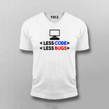 Less code Less bugs T-Shirt For Men