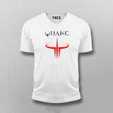 Quake 3 V Neck T-Shirt For Men India