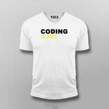 Coding Is Art T-Shirt - Masterpieces in Code
