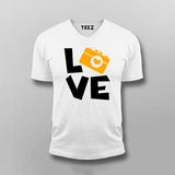 I Love Camera T-Shirt For Men India