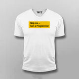Help me i am a Programmer t shirt for men