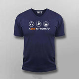 Dev At Work T-shirt For Men