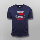 Nobody Cares Work Harder Motivational T-Shirt For Men