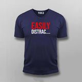Buy this Easily Distracted Funny  T-shirt for Men